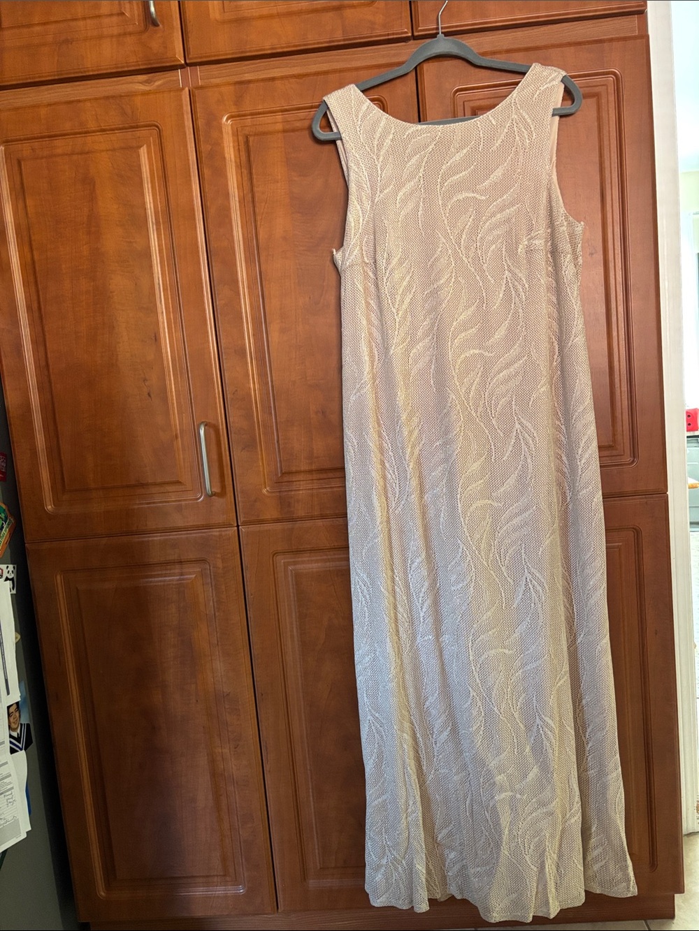 Onyx Nite Sleeveless Maxi Dress in Ivory